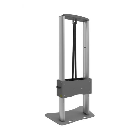 Motorisierter Standfuß MM-062.7300-98 inklusive Transportkoffer und werkzeuglos aufbaubar