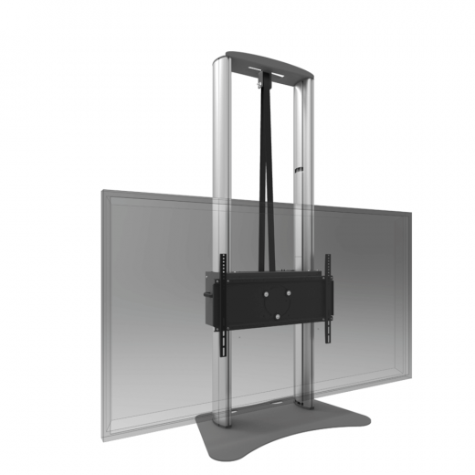 Motorisierter Standfuß MM-062.7300-98 inklusive Transportkoffer und werkzeuglos aufbaubar