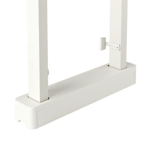 RISE 2005 Boden-Wand-Loesung mit motorisiertem Display-Lift 50 mm/s Weiss