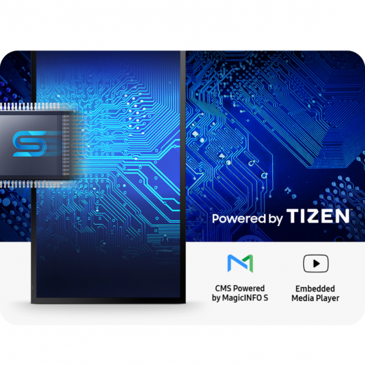 Samsung UHD Schaufenster Display OM75A 75 Zoll