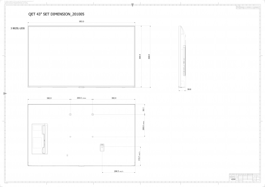 Samsung Smart Signage QE43T 43 Zoll