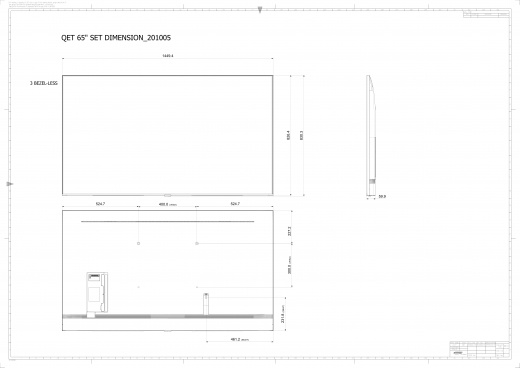 Samsung Smart Signage QE65T 65 Zoll