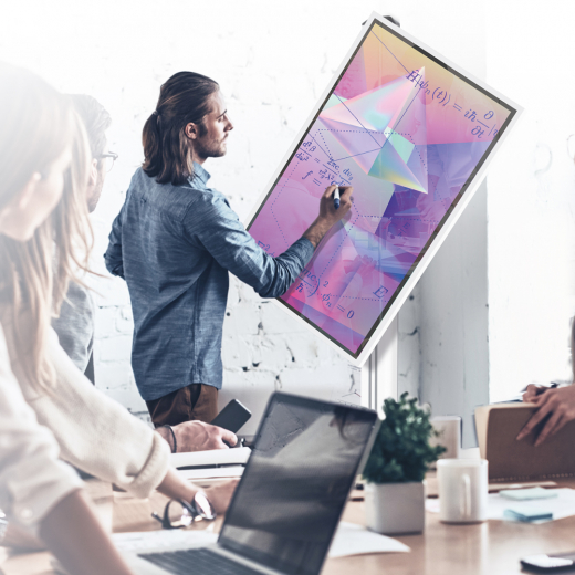 Rotierbarer Rollwagen BT8566 für Displays bis 75 Zoll