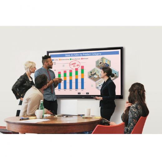 70 Zoll 4K UHD Interaktives Whiteboard Sharp PN-70HC1E