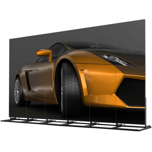 Freistehende mobile LED Poster Videowand MM-LED mit anpassbarer Groesse