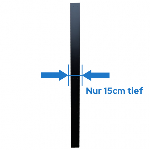 Outdoor LED Stele mit 2 x 1 Meter Bildschirmflaeche