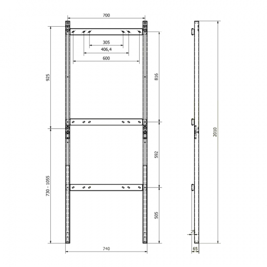 Floor Support Regout fuer BalanceBox 650
