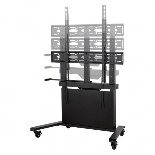 Elektrisch hoehenverstellbarer Rollwagen BT8568 fuer Display bis 86 Zoll