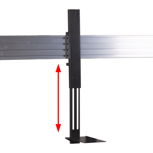 Videokonferenz Wandhalterung fuer zwei Bildschirme bis 46 Zoll