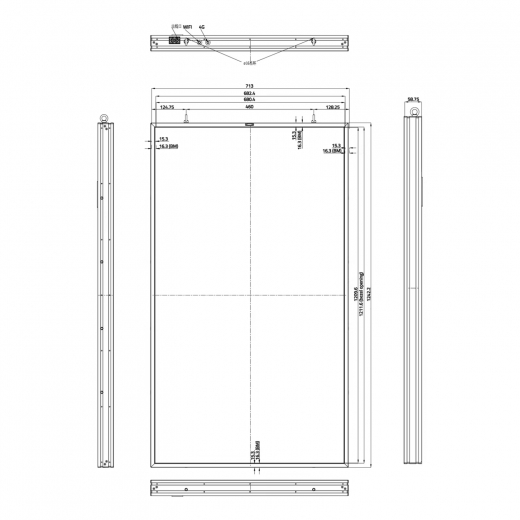 Hisense 55WF25E Schaufenster Display 55 Zoll