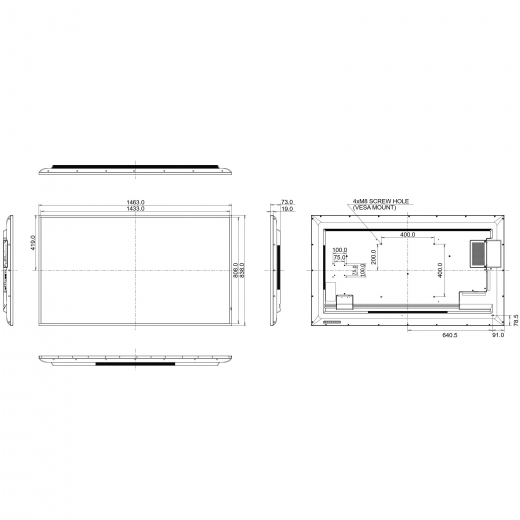 iiyama ProLite LH6554UHS-B1AG 65 Zoll UHD Digital Signage Display