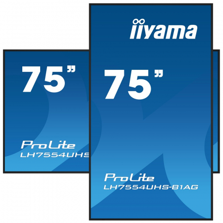 iiyama ProLite LH7554UHS-B1AG 75 Zoll UHD Digital Signage Display
