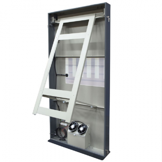 Outdoor Totem inklusive 75 Zoll Fernseher