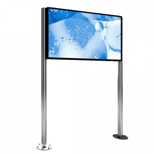 Digitale Outdoor Werbestele MMLS-Serie Landscape – wetterfest & hell | 32–75 Zoll | 3500 cd/m² High Brightness Display