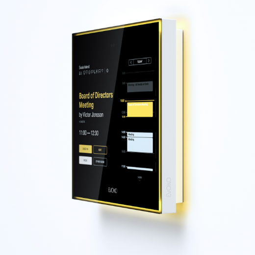 Evoko Naso Raumbuchungssystem 8 Zoll LCD Multi-Touch-Display