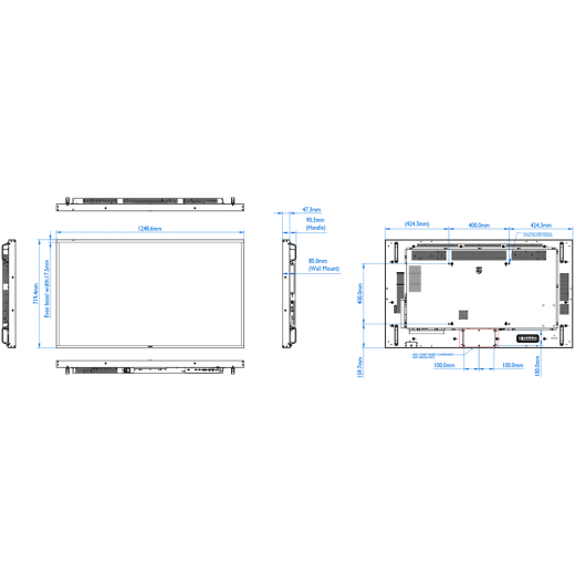 Philips 55BDL4002H/00 Schaufenster Display 55 Zoll (139,7 cm)