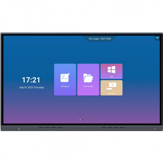 75 Zoll UltraHD interaktives Whiteboard