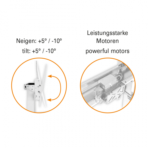 Motorisierter Standfuss fuer Flachbildschirme 55Zoll - 100Zoll