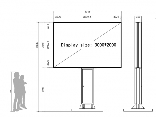 Outdoor LED Billboard Hochauflösendes LED Display für professionelle Außenwerbung