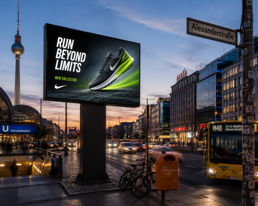 Outdoor LED Billboard Hochauflösendes LED Display für professionelle Außenwerbung