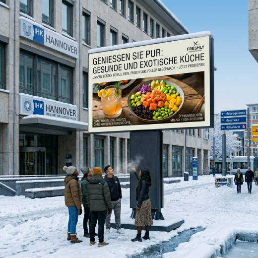 Outdoor LED Billboard Hochauflösendes LED Display für professionelle Außenwerbung