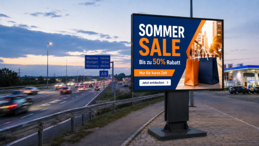 Outdoor LED Billboard Hochauflösendes LED Display für professionelle Außenwerbung