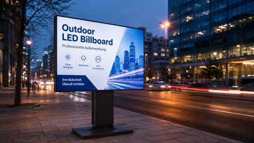 Outdoor LED Billboard Hochauflösendes LED Display für professionelle Außenwerbung