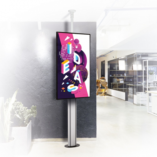 Boden Decken Säule BT8702 für Bildschirme von 39 bis 75