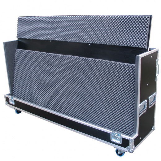 Universal Flightcase Transportkoffer für 85 und 86 Zoll TV Geräte