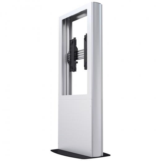 Doppelseitige Werbestele 55 Zoll MMLS-Double-Weiß