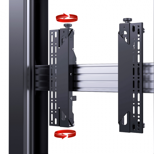 Doppelseitige Werbestele 55 Zoll MMLS-Double-Weiß