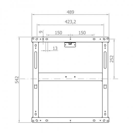Hagor Wandhalterung für Videowalls ab 42 bis 55 Zoll