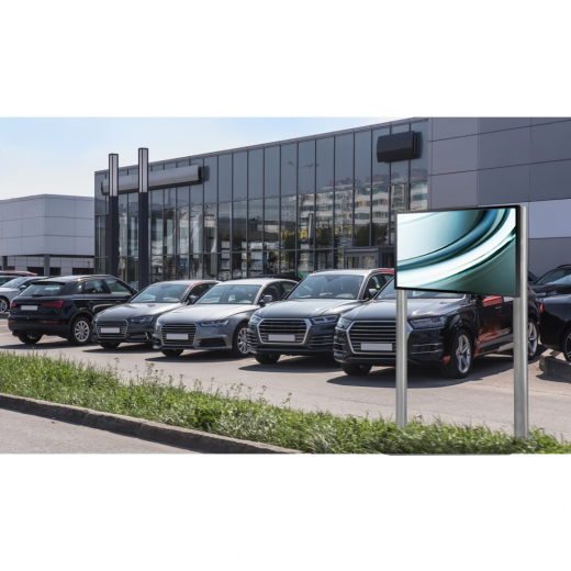 Outdoor Display mit integriertem PC – autarke Digital Signage Lösung für den Außenbereich