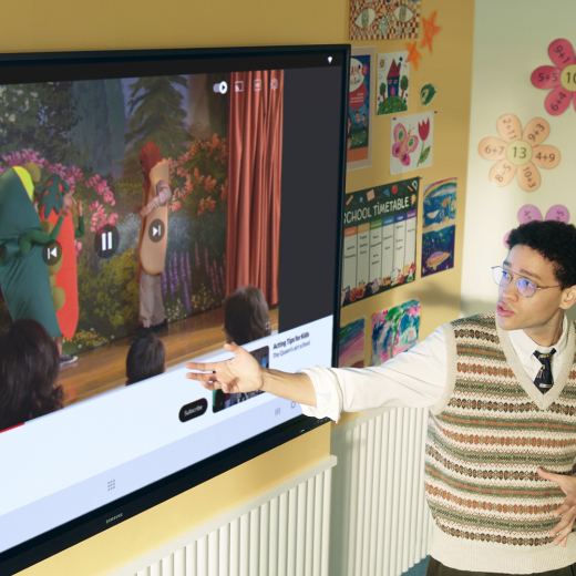 Samsung WA65D 65 Zoll digitales Whiteboard mit Google EDLA