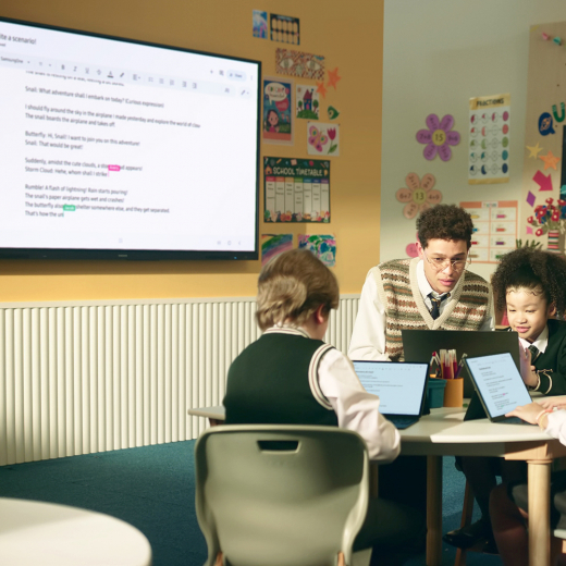 Samsung WA86D 86 Zoll digitales Whiteboard mit Google EDLA