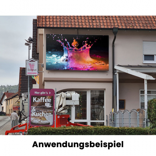 Outdoor LED Wand 2x1m mit 3,91 pixel pitch