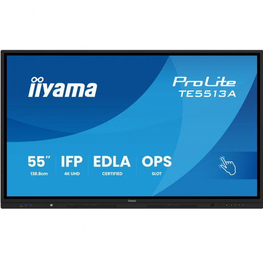 iiyama ProLite TE5513A-B1AG – 55 Zoll Smartboard mit 4K UHD und Touch-Funktion