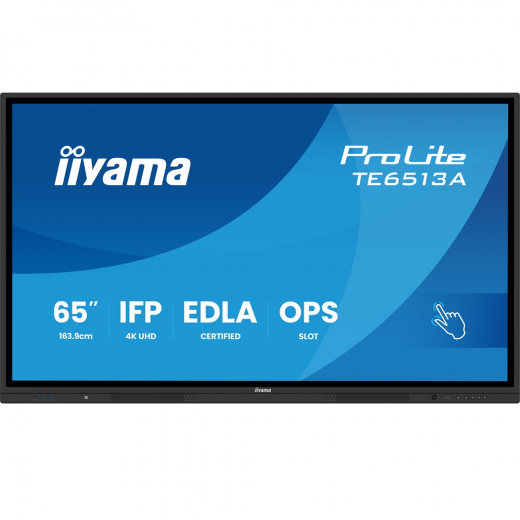 iiyama ProLite TE6513A-B1AG – 65 Smartboard mit 4K UHD und Touch-Funktion