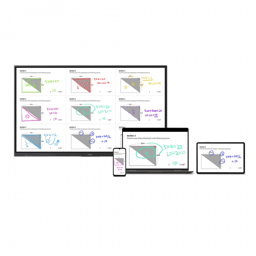 Samsung WA86F 86 Zoll (4K Ultra HD) Android EDLA Touchdisplay für interaktives Arbeiten