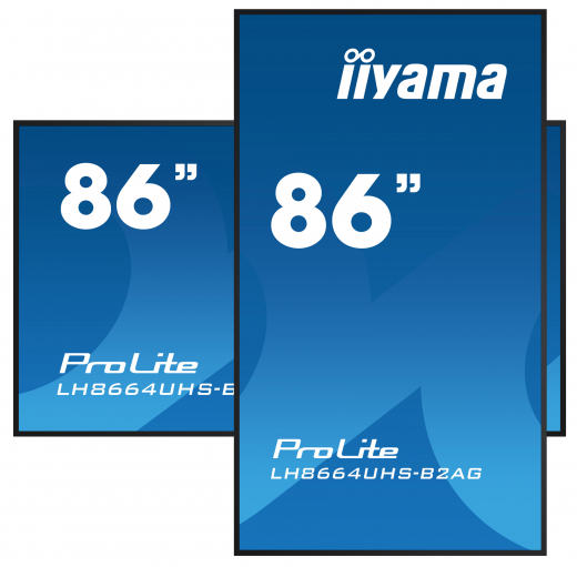 iiyama LH8664UHS-B2AG Signage-Display Digital Signage Flachbildschirm 2,18 m (86) WLAN 500 cd/m? 4K Ultra HD Schwarz Eingebauter Prozessor Android 24/7