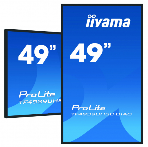 iiyama ProLite TF4939UHSC-B1AG Computerbildschirm 124,5 cm (49) 3840 x 2160 Pixel 4K Ultra HD LED Touchscreen Multi-Nutzer Schwarz