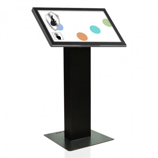 Kiosksystem 22 Zoll & 32 Zoll – Touchscreen, PC, zertifizierter Brandschutz – Windows oder Android