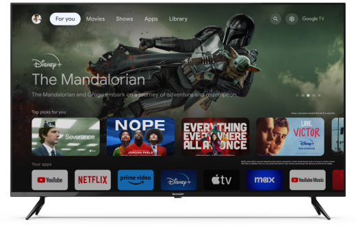 Sharp 50GL4060E Fernseher 127 cm (50Zoll) 4K Ultra HD Smart-TV WLAN Schwarz