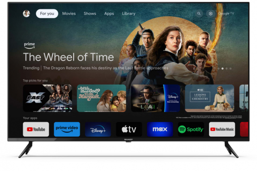 Sharp 50GL4060E Fernseher 127 cm (50Zoll) 4K Ultra HD Smart-TV WLAN Schwarz