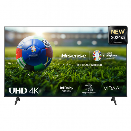 Hisense 65A6N Fernseher 165,1 cm (65Zoll) 4K Ultra HD Smart-TV WLAN Schwarz 300 cd/qm