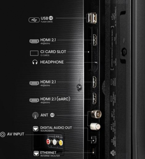 Hisense 50E77Q Fernseher 127 cm (50Zoll) 4K Ultra HD Smart-TV WLAN Schwarz