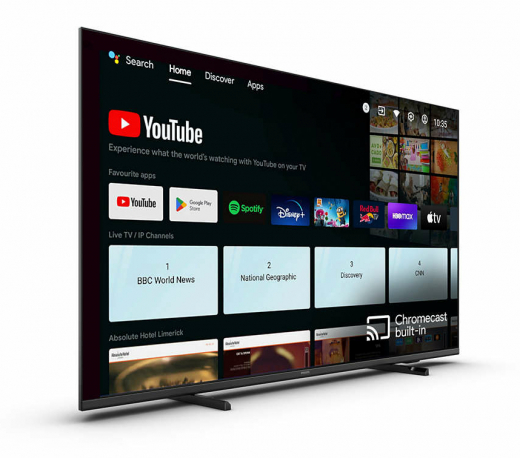 Philips 55HFL4518U/12 Gästefernseher 139,7 cm (55Zoll) 4K Ultra HD 350 cd/qm Smart-TV Schwarz 20 W