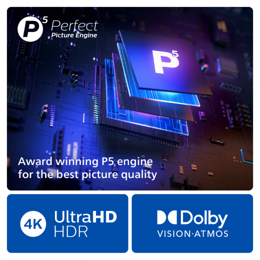 Philips The One 65PUS8909/12 165,1 cm (65Zoll) 4K Ultra HD Smart-TV WLAN Grau