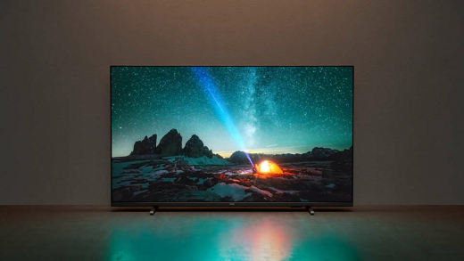 Philips 55PUS7609/12 Fernseher 139,7 cm (55Zoll) 4K Ultra HD Smart-TV WLAN Anthrazit, Grau