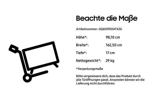 Samsung 65Zoll OLED 4K S95D Tizen OS? Smart TV (2024)